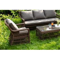  "Гранд Латте" лаунж-зона из искусственного ротанга, цвет коричневый, фото 9 