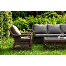  "Гранд Латте" лаунж-зона из искусственного ротанга, цвет коричневый, фото 10 