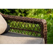  "Гранд Латте" лаунж-зона из искусственного ротанга, цвет коричневый, фото 15 