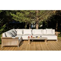  "Мальдивы" трансформирующаяся лаунж-зона из искусственного ротанга, цвет соломенный, фото 1 