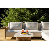  "Мальдивы" трансформирующаяся лаунж-зона из искусственного ротанга, цвет соломенный, фото 7 