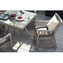  "Айриш" обеденная группа плетеная на 4 персоны, цвет бежевый, фото 5 