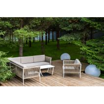  "Касабланка" модульная лаунж-зона из роупа (веревки), каркас из алюминия, фото 7 