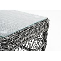  "Гранд Латте" стол журнальный из искусственного ротанга, цвет графит, фото 8 