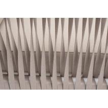  "Касабланка" кресло плетеное из роупа, каркас алюминий белый муар, роуп бежевый 20мм, ткань бежевая 052, фото 6 