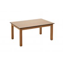  "Канны" журнальный столик из HPL 90х60, H40, основание дуб, цвет столешницы "дуб", фото 1 