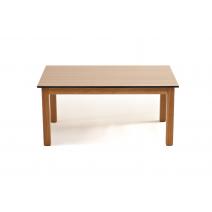  "Канны" журнальный столик из HPL 90х60, H40, основание дуб, цвет столешницы "дуб", фото 2 