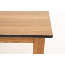  "Канны" журнальный столик из HPL 90х60, H40, основание дуб, цвет столешницы "дуб", фото 4 