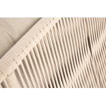  "Верона" лаунж-зона 5-местная плетеная из роупа (веревки), каркас алюминиевый белый, роуп бежевый, фото 83 