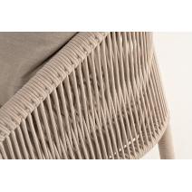  "Верона" лаунж-зона 5-местная плетеная из роупа (веревки), каркас алюминиевый белый, роуп бежевый, фото 86 