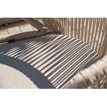  "Венето" обеденная группа на 6 персон со стульями "Милан", каркас белый, роуп бежевый, фото 16 