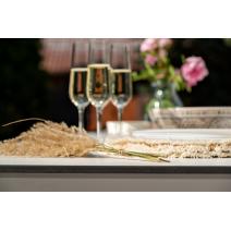  "Венето" обеденная группа на 6 персон со стульями "Милан", каркас белый, роуп бежевый, фото 20 