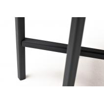  "Кипр" интерьерный стол из HPL круглый Ø30 H40, цвет "серый гранит", фото 3 