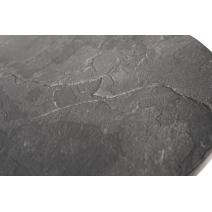  "Кипр" интерьерный стол из HPL круглый Ø30 H40, цвет "серый гранит", фото 4 