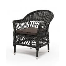  "Сицилия" плетеный стул из искусственного ротанга, цвет графит, фото 1 