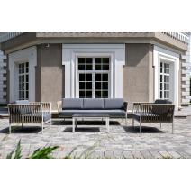  "Касабланка" лаунж-зона плетеная из роупа 5-местная, цвет серый, фото 4 