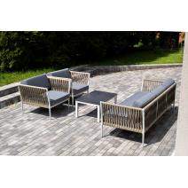  "Касабланка" лаунж-зона плетеная из роупа 5-местная, цвет серый, фото 6 