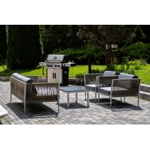  "Касабланка" лаунж-зона плетеная из роупа 5-местная, цвет серый, фото 8 