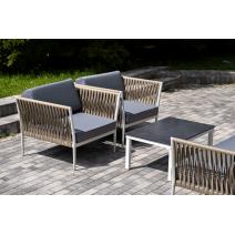  "Касабланка" лаунж-зона плетеная из роупа 5-местная, цвет серый, фото 13 