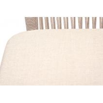  "Малага" обеденная группа на 6 персон со стульями "Марсель", каркас белый, роуп бежевый, фото 8 