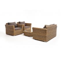  "Капучино Сингл" лаунж-зона из искусственного ротанга (гиацинт), цвет соломенный, фото 16 