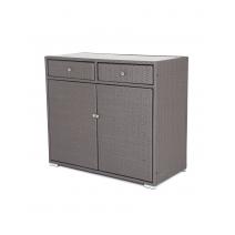  "Мальта" тумба плетеная из искусственного ротанга, цвет графит, фото 1 