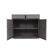  "Мальта" тумба плетеная из искусственного ротанга, цвет графит, фото 4 