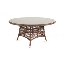  "Эспрессо" плетеный круглый стол, диаметр 150 см, цвет коричневый, фото 2 