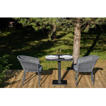  "Каффе" обеденная группа на 2 персоны, цвет "серый гранит", фото 2 