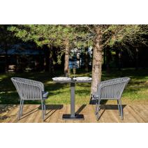  "Каффе" обеденная группа на 2 персоны, цвет "серый гранит", фото 3 