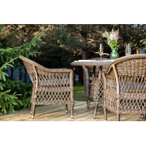  "Дольче" обеденная группа из искусственного ротанга, цвет коричневый, фото 7 