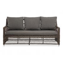  "Гранд Латте" диван трехместный из искусственного ротанга, цвет коричневый, фото 2 