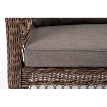  "Гранд Латте" диван трехместный из искусственного ротанга, цвет коричневый, фото 5 