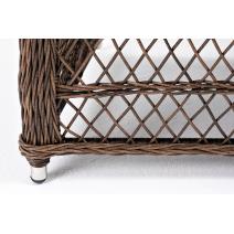  "Гранд Латте" диван трехместный из искусственного ротанга, цвет коричневый, фото 6 