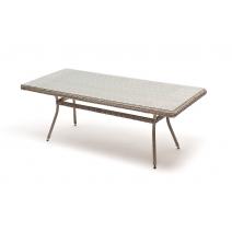  "Латте" плетеный стол из искусственного ротанга 200х90см, цвет бежевый, фото 4 