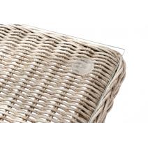  "Латте" плетеный стол из искусственного ротанга 200х90см, цвет бежевый, фото 5 