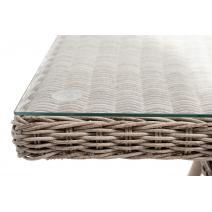  "Латте" плетеный стол из искусственного ротанга 200х90см, цвет бежевый, фото 6 