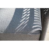  "Лугано" лаунж-зона 5-местная плетеная из роупа (веревки), каркас алюминиевый темно-серый, роуп темно-серый, фото 32 