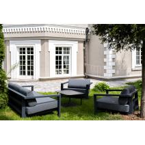  "Гранада" лаунж-зона из алюминия со столиком из HPL, фото 4 