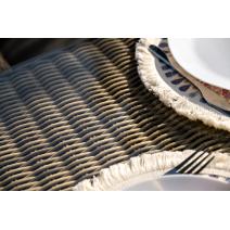  "Сицилия" обеденная группа плетеная, цвет соломенный, фото 10 