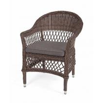  "Сицилия" плетеный стул из искусственного ротанга, цвет коричневый, фото 1 