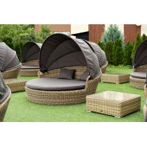  "Стильяно" плетеная кровать круглая, цвет соломенный, фото 27 