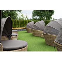  "Стильяно" плетеная кровать круглая, цвет соломенный, фото 30 