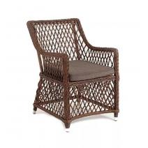  "Латте" плетеное кресло из искусственного ротанга, цвет коричневый, фото 3 