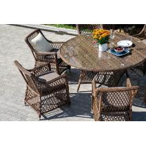  "Латте" плетеное кресло из искусственного ротанга, цвет коричневый, фото 7 