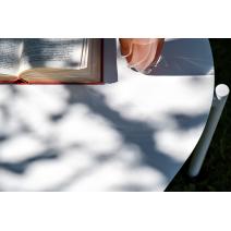  "Диего" лаунж-зона 4-местная плетеная из роупа (веревки), каркас алюминиевый белый, роуп бежевый, фото 13 