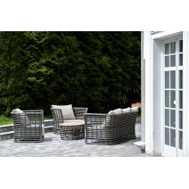  "Валенсия" лаунж-зона из искусственного ротанга, цвет серый, фото 3 
