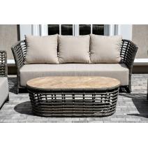  "Валенсия" лаунж-зона из искусственного ротанга, цвет серый, фото 8 