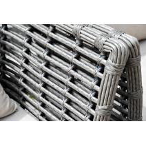  "Валенсия" лаунж-зона из искусственного ротанга, цвет серый, фото 12 