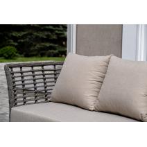  "Валенсия" лаунж-зона из искусственного ротанга, цвет серый, фото 13 